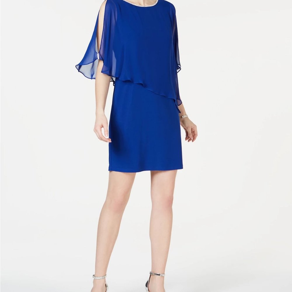 NWT Rhinestone-trimmed dress || Size M - Picture 8 of 12